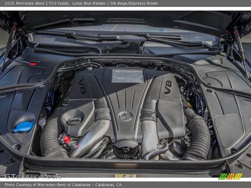  2015 S 550 Sedan Engine - 4.6 Liter biturbo DI DOHC 32-Valve VVT V8