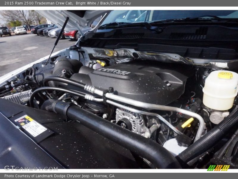 Bright White / Black/Diesel Gray 2015 Ram 2500 Tradesman Crew Cab