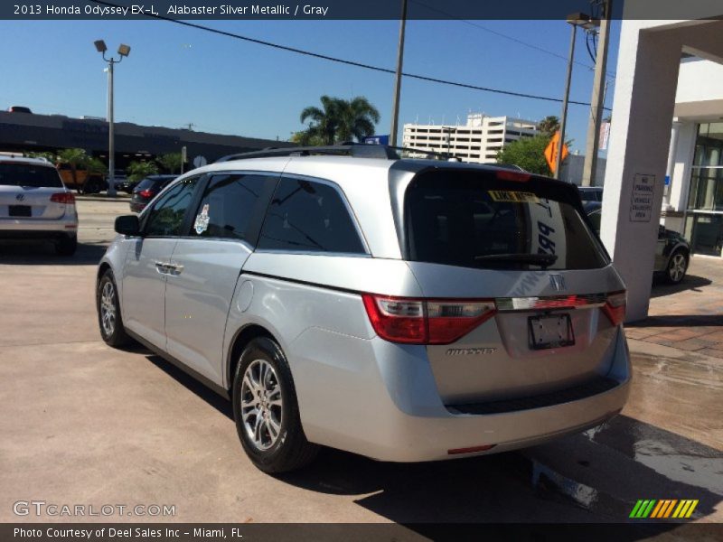 Alabaster Silver Metallic / Gray 2013 Honda Odyssey EX-L