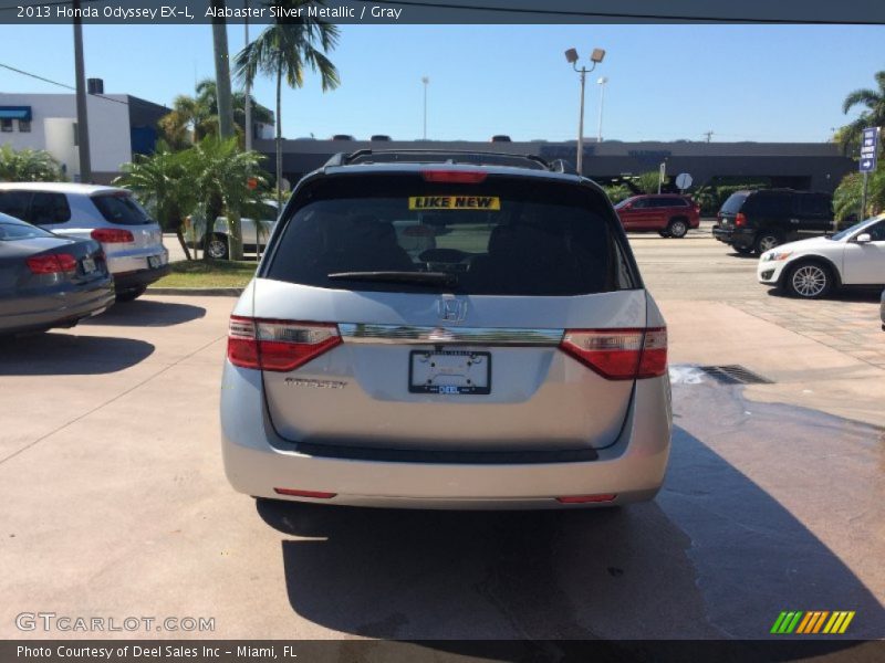 Alabaster Silver Metallic / Gray 2013 Honda Odyssey EX-L