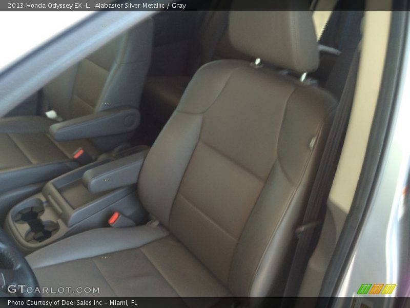 Alabaster Silver Metallic / Gray 2013 Honda Odyssey EX-L