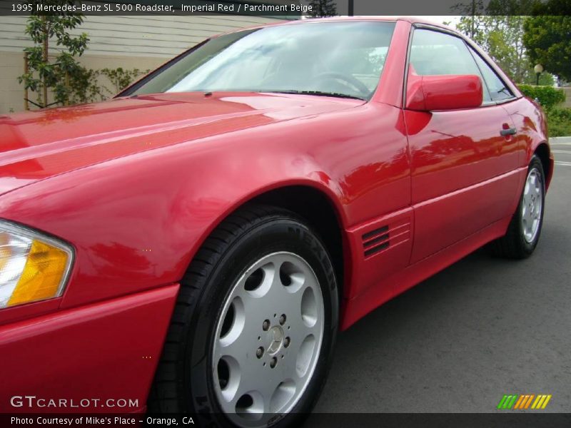 Imperial Red / Parchment Beige 1995 Mercedes-Benz SL 500 Roadster