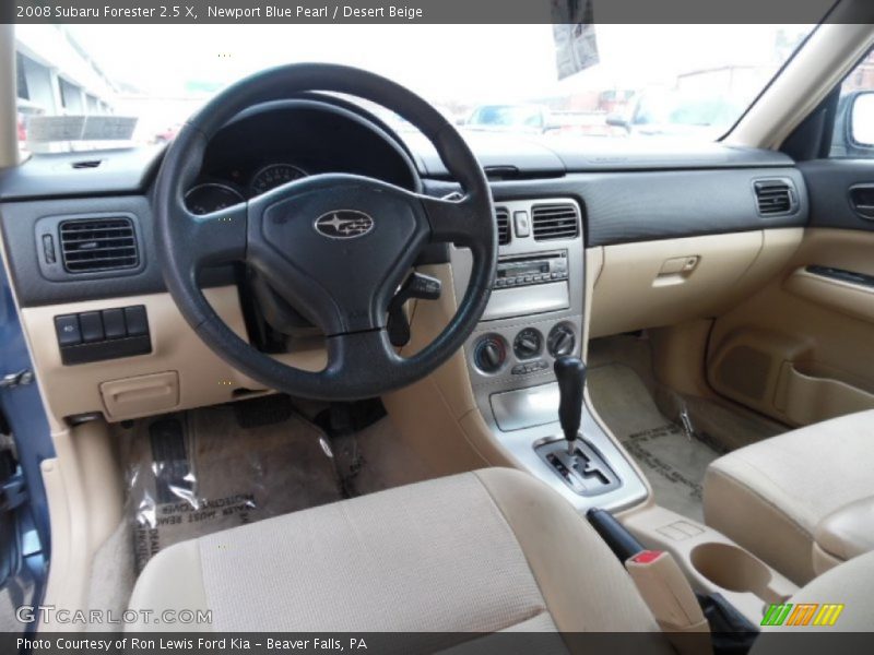  2008 Forester 2.5 X Desert Beige Interior