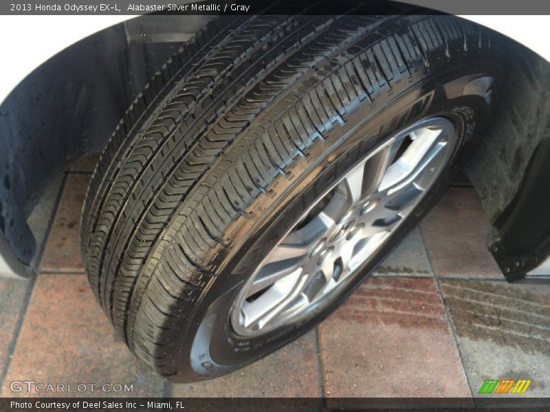 Alabaster Silver Metallic / Gray 2013 Honda Odyssey EX-L