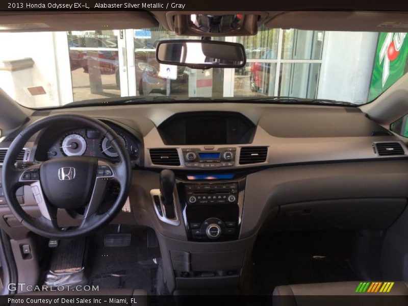 Alabaster Silver Metallic / Gray 2013 Honda Odyssey EX-L