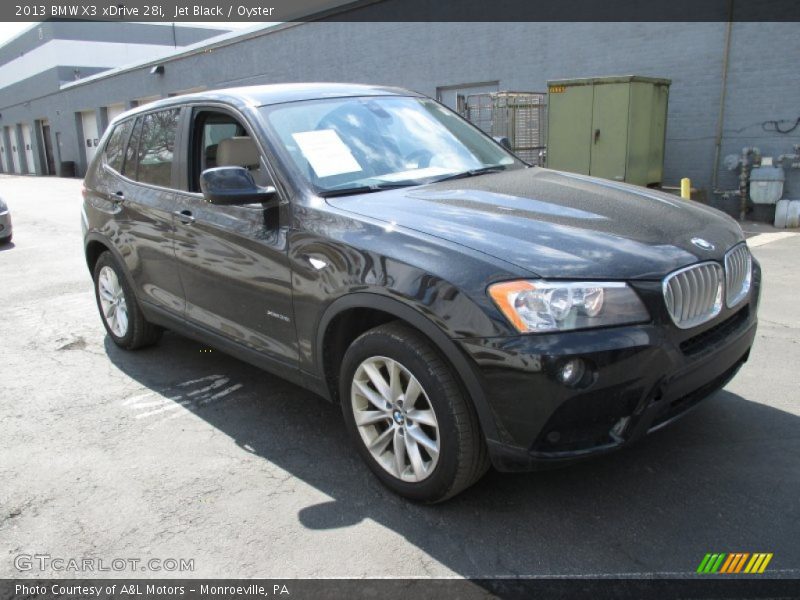 Jet Black / Oyster 2013 BMW X3 xDrive 28i