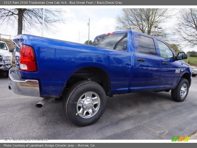 Blue Streak Pearl / Black/Diesel Gray 2015 Ram 2500 Tradesman Crew Cab 4x4