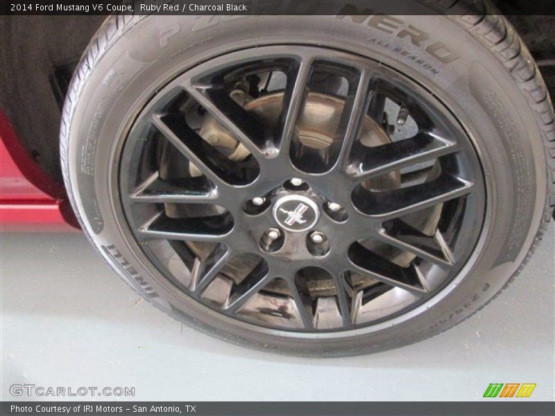 Ruby Red / Charcoal Black 2014 Ford Mustang V6 Coupe