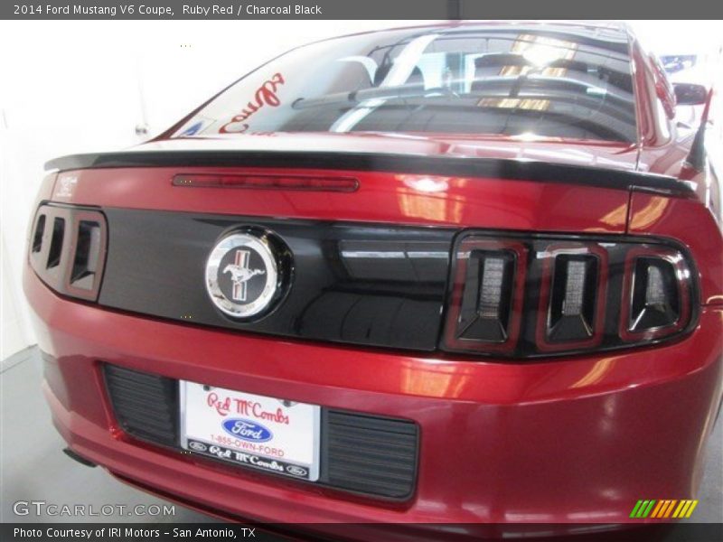 Ruby Red / Charcoal Black 2014 Ford Mustang V6 Coupe