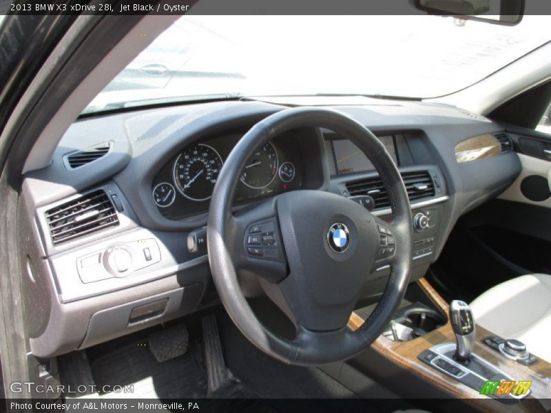 Jet Black / Oyster 2013 BMW X3 xDrive 28i