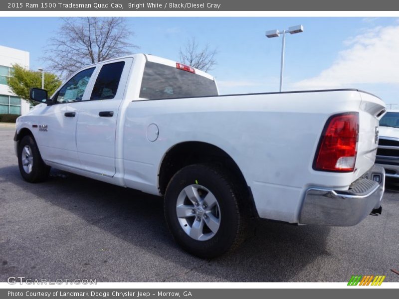 Bright White / Black/Diesel Gray 2015 Ram 1500 Tradesman Quad Cab