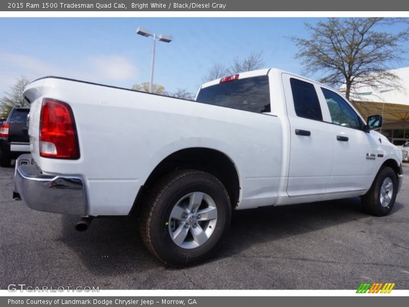 Bright White / Black/Diesel Gray 2015 Ram 1500 Tradesman Quad Cab