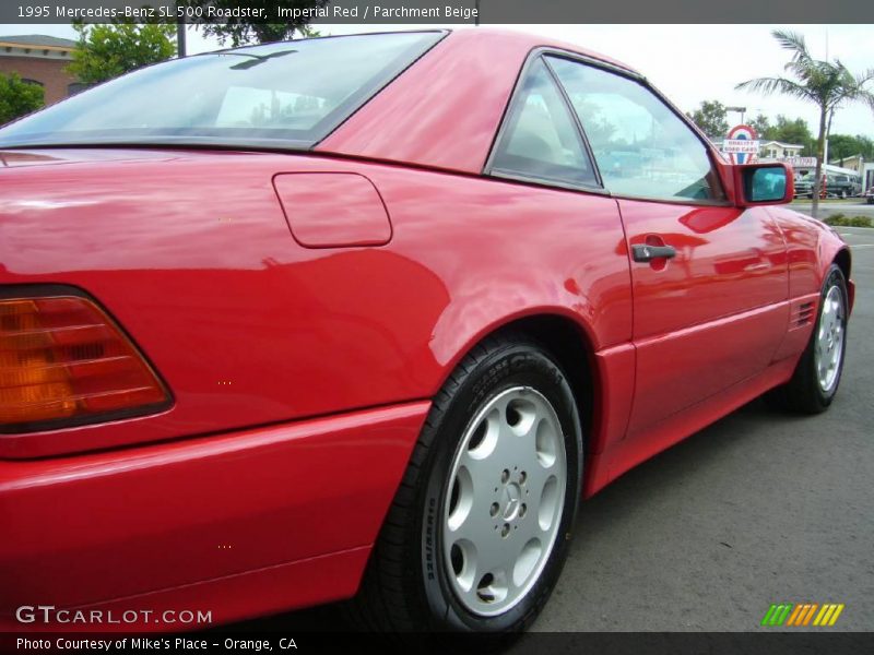 Imperial Red / Parchment Beige 1995 Mercedes-Benz SL 500 Roadster