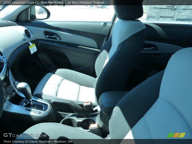 Blue Ray Metallic / Jet Black/Medium Titanium 2015 Chevrolet Cruze LS