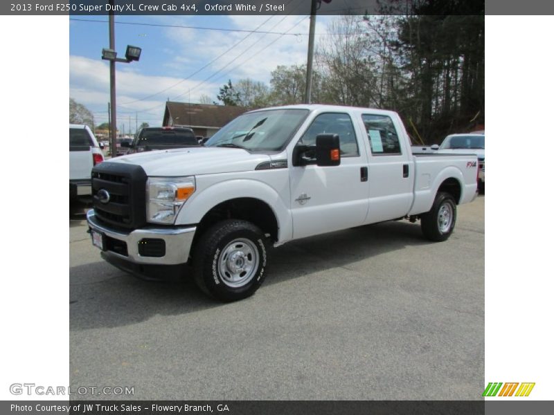 Oxford White / Steel 2013 Ford F250 Super Duty XL Crew Cab 4x4