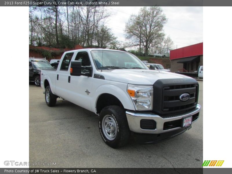 Oxford White / Steel 2013 Ford F250 Super Duty XL Crew Cab 4x4