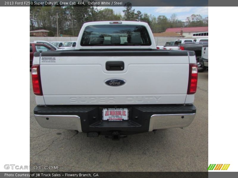 Oxford White / Steel 2013 Ford F250 Super Duty XL Crew Cab 4x4