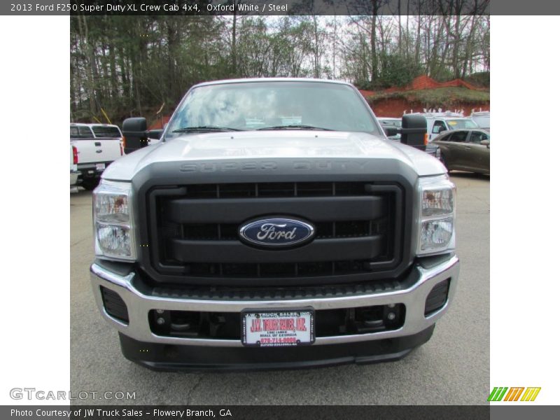 Oxford White / Steel 2013 Ford F250 Super Duty XL Crew Cab 4x4