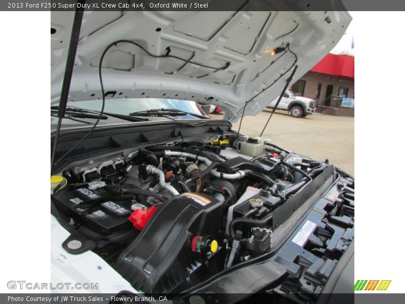 Oxford White / Steel 2013 Ford F250 Super Duty XL Crew Cab 4x4