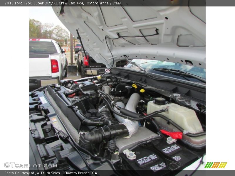 Oxford White / Steel 2013 Ford F250 Super Duty XL Crew Cab 4x4