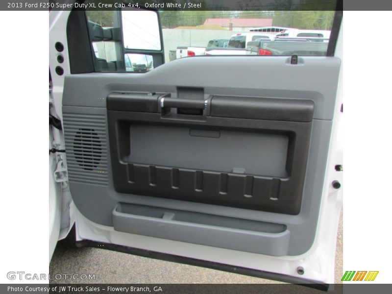 Oxford White / Steel 2013 Ford F250 Super Duty XL Crew Cab 4x4