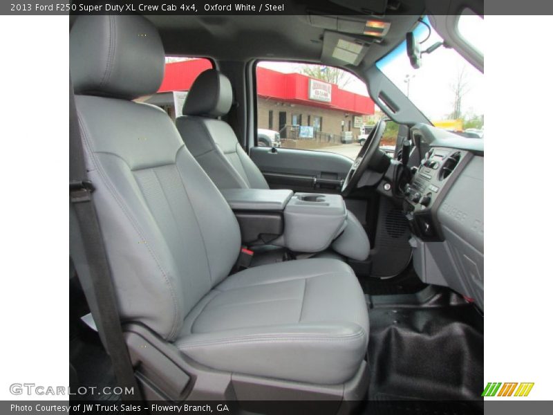 Oxford White / Steel 2013 Ford F250 Super Duty XL Crew Cab 4x4