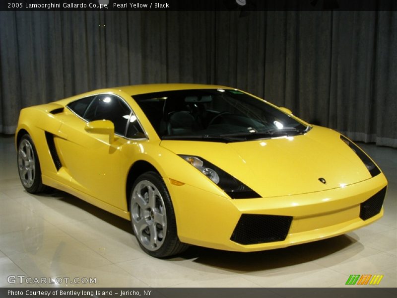 Pearl Yellow / Black 2005 Lamborghini Gallardo Coupe