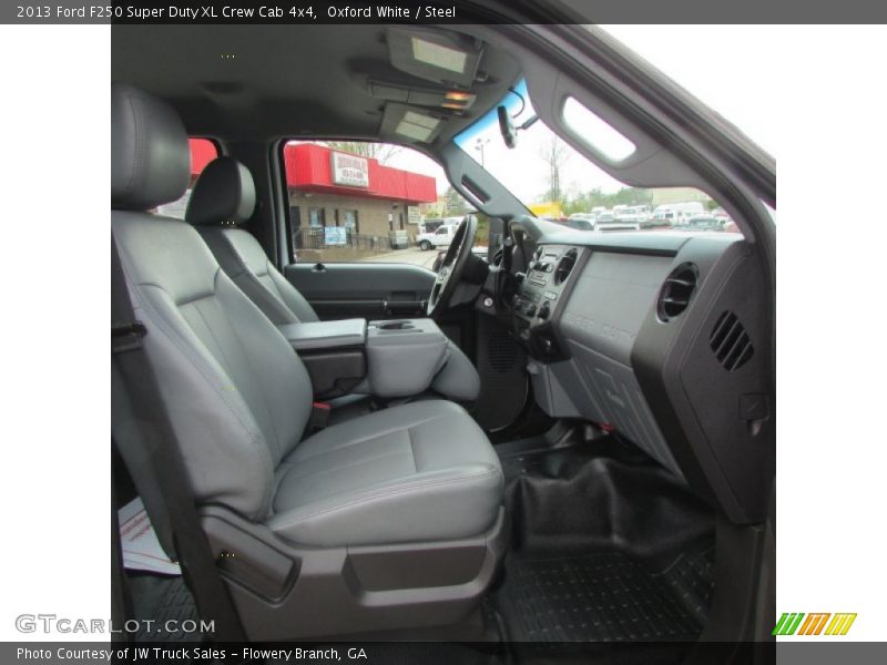 Oxford White / Steel 2013 Ford F250 Super Duty XL Crew Cab 4x4