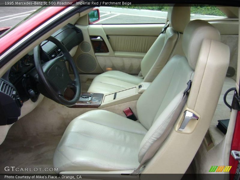 Imperial Red / Parchment Beige 1995 Mercedes-Benz SL 500 Roadster