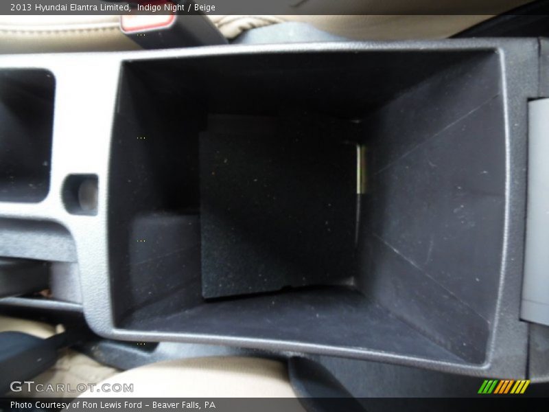 Indigo Night / Beige 2013 Hyundai Elantra Limited