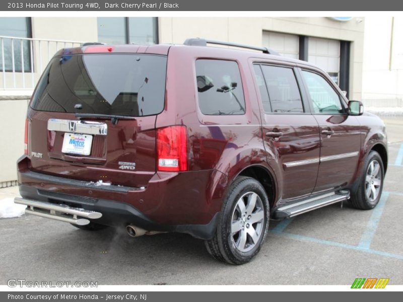 Dark Cherry Pearl / Black 2013 Honda Pilot Touring 4WD