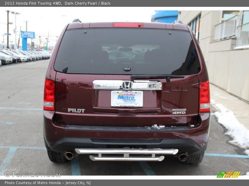 Dark Cherry Pearl / Black 2013 Honda Pilot Touring 4WD