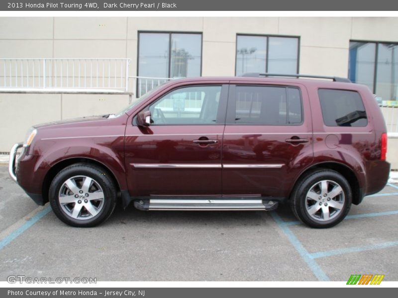 Dark Cherry Pearl / Black 2013 Honda Pilot Touring 4WD