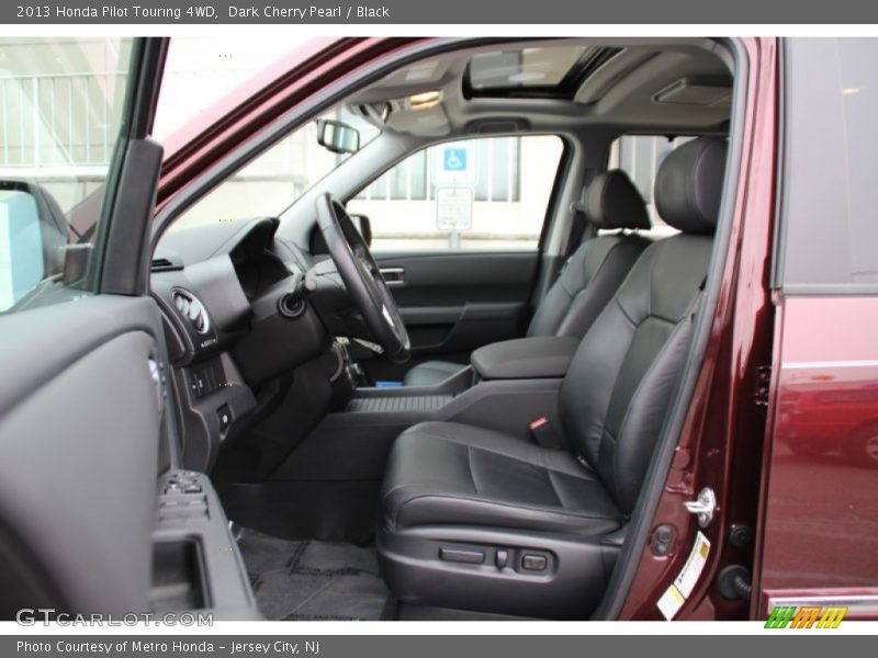 Dark Cherry Pearl / Black 2013 Honda Pilot Touring 4WD