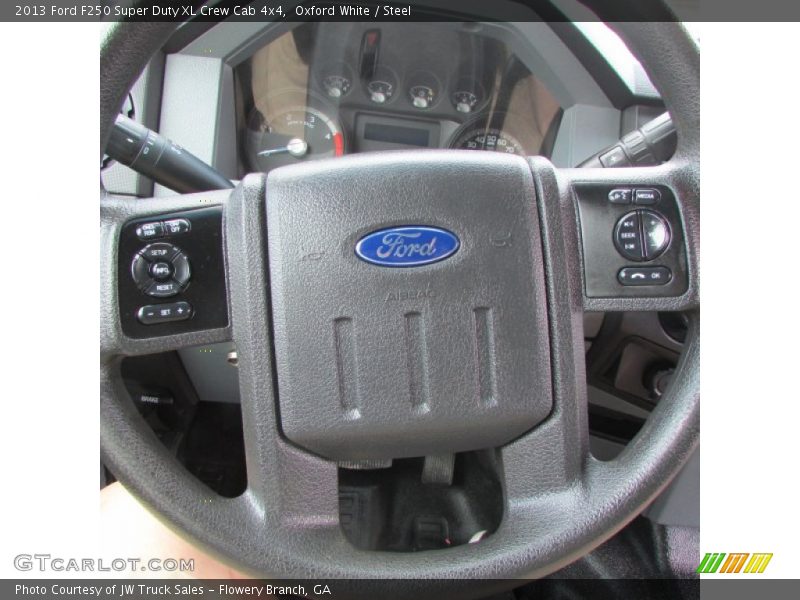 Oxford White / Steel 2013 Ford F250 Super Duty XL Crew Cab 4x4