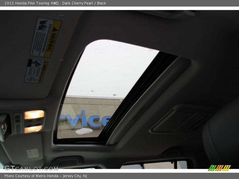 Dark Cherry Pearl / Black 2013 Honda Pilot Touring 4WD