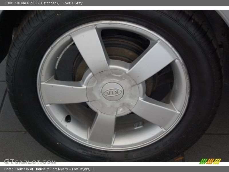 Silver / Gray 2006 Kia Rio Rio5 SX Hatchback