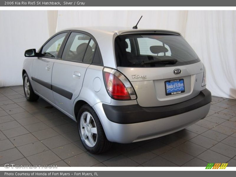 Silver / Gray 2006 Kia Rio Rio5 SX Hatchback