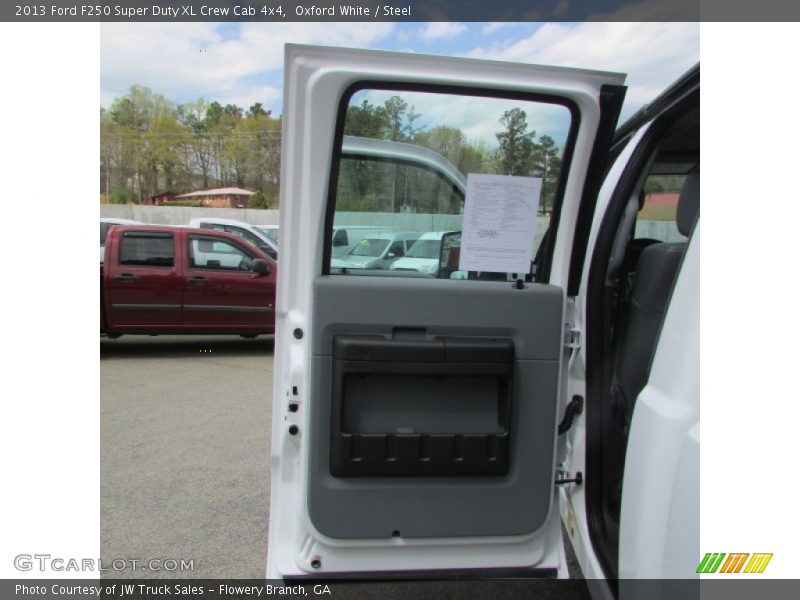 Oxford White / Steel 2013 Ford F250 Super Duty XL Crew Cab 4x4