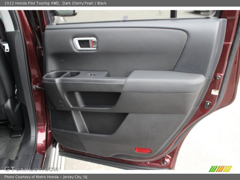 Dark Cherry Pearl / Black 2013 Honda Pilot Touring 4WD