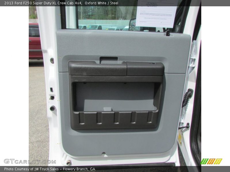 Oxford White / Steel 2013 Ford F250 Super Duty XL Crew Cab 4x4