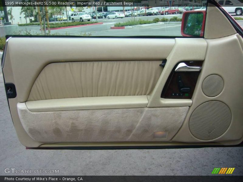 Imperial Red / Parchment Beige 1995 Mercedes-Benz SL 500 Roadster