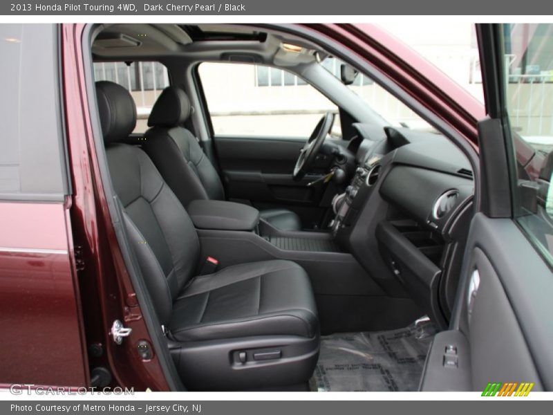 Dark Cherry Pearl / Black 2013 Honda Pilot Touring 4WD