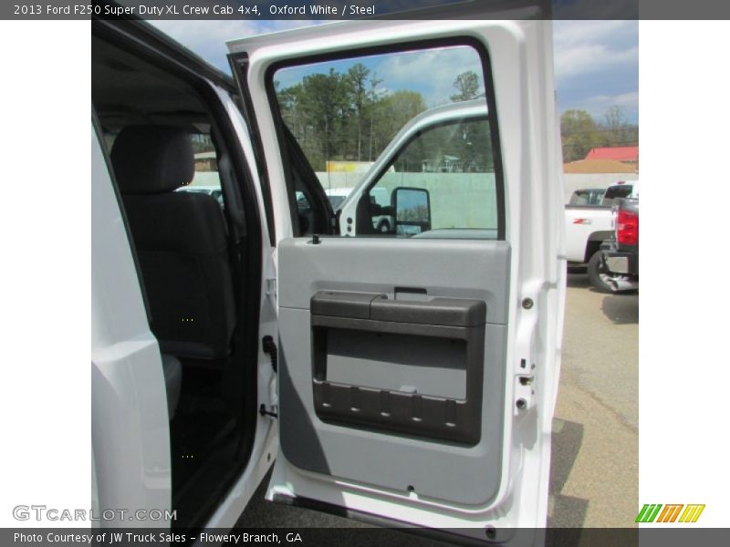 Oxford White / Steel 2013 Ford F250 Super Duty XL Crew Cab 4x4
