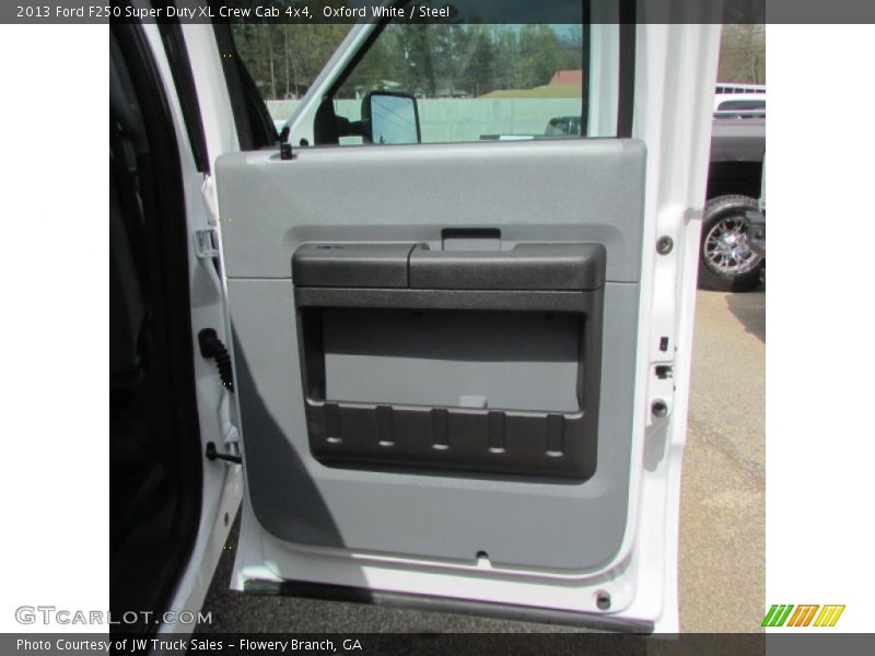 Oxford White / Steel 2013 Ford F250 Super Duty XL Crew Cab 4x4