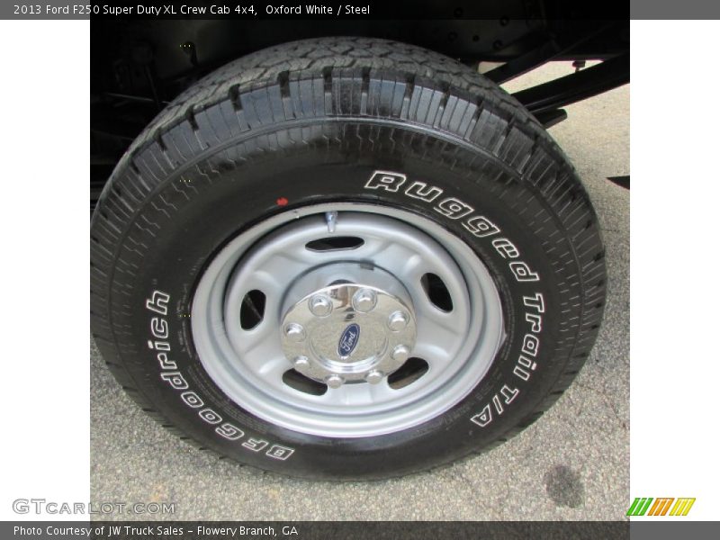 Oxford White / Steel 2013 Ford F250 Super Duty XL Crew Cab 4x4