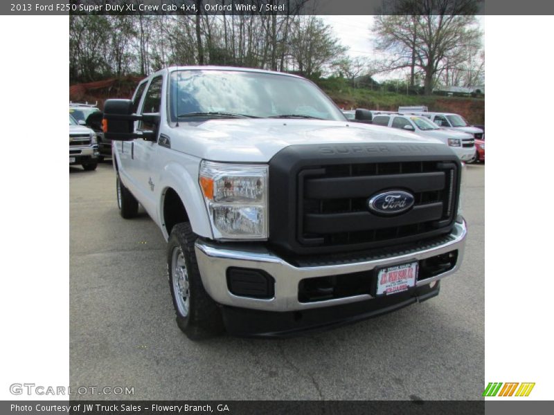 Oxford White / Steel 2013 Ford F250 Super Duty XL Crew Cab 4x4