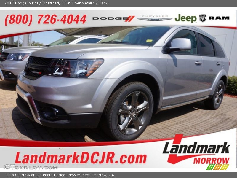 Billet Silver Metallic / Black 2015 Dodge Journey Crossroad