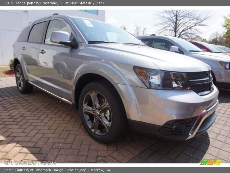 Billet Silver Metallic / Black 2015 Dodge Journey Crossroad