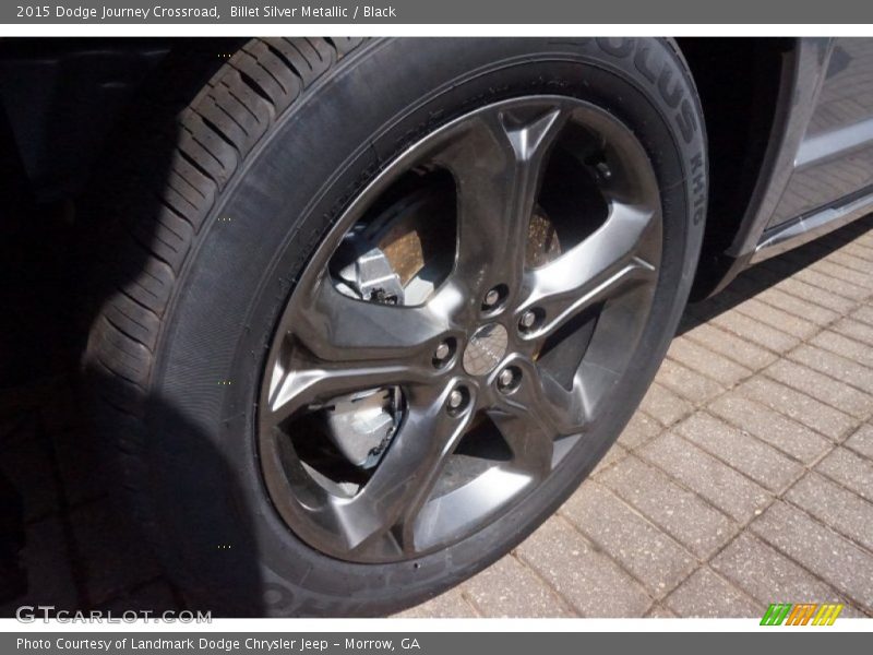 Billet Silver Metallic / Black 2015 Dodge Journey Crossroad